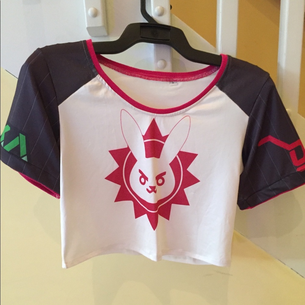 **SOLD**D.Va Crop Top OverWatch